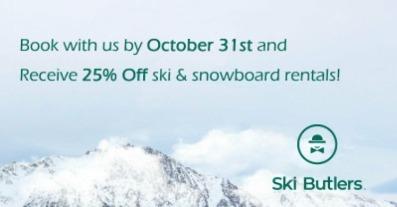 Discounted Ski and Snowboard Rentals